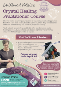 Crystal Healing Practitioner Course - £220 (Home Study & In-Person)