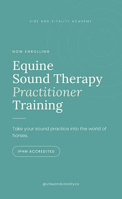 Equine Sound Therapy Practitioner Training